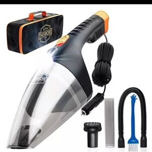 ThisWorx TWC02 Corded Car Vacuum Cleaner W/ Bag & 4pc Accessory Set 16' Cord NWT